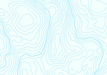 Topographic map background with altitude lines. Abstract terrain topography with elevation levels of the relief