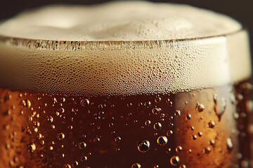 Render a close-up of a foamy beer glass, emphasizing the brewery tour theme with exquisite digital techniques for a captivating image