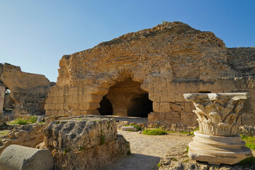 Il complesso archeologico con i resti delle Terme di Antonino, Area archeologica di Cartagine,...