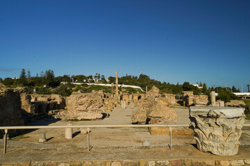 Il complesso archeologico con i resti delle Terme di Antonino, Area archeologica di Cartagine,...