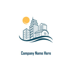 Naklejka premium Real Estate logo