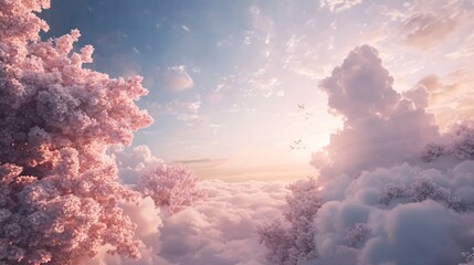 Stunning Low-Angle View of Detailed Stormy Sky