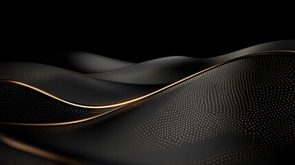 Premium Abstract Minimalist Black Background