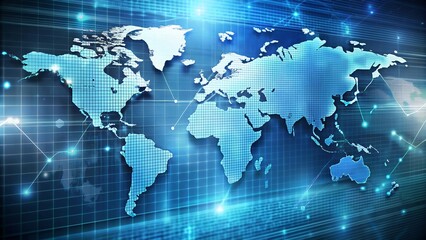 Obraz premium world map. all continents of the earth. travel map planet overview