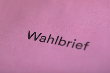 Wahlen Deutschland Wahlbrief - Briefwahl