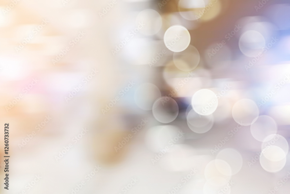 Wall mural abstract bokeh background blur