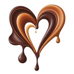 Dynamic Chocolate and Caramel Splash.