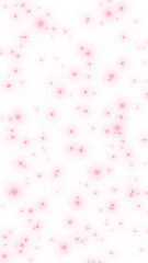 abstract neon red shiny stars and dust glowing on transparent background, png valentine and cosmetics isolated glitter stars overlay vertical design element	