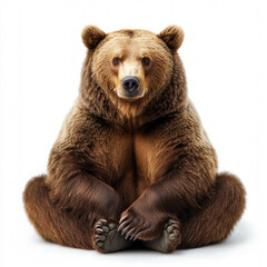 Obraz premium Brown Bear Isolated