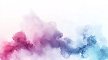 Fototapeta premium Mesmerizing abstract smoke background in pink and blue hues for creative projects