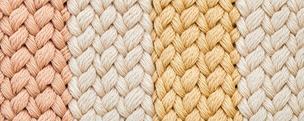 Woven Rope Textile Texture &ndash; Natural Fiber Macro Background