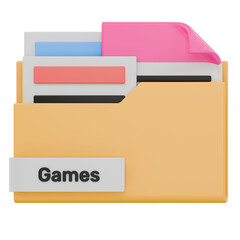 3D Games Folder Name Icon