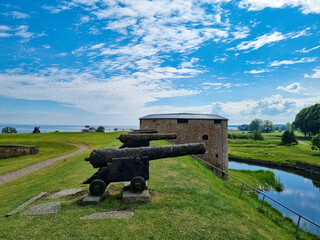 Auf dem Burgwall rund um Schloss Kalmar, Småland, Südschweden © Leni Bräutigam