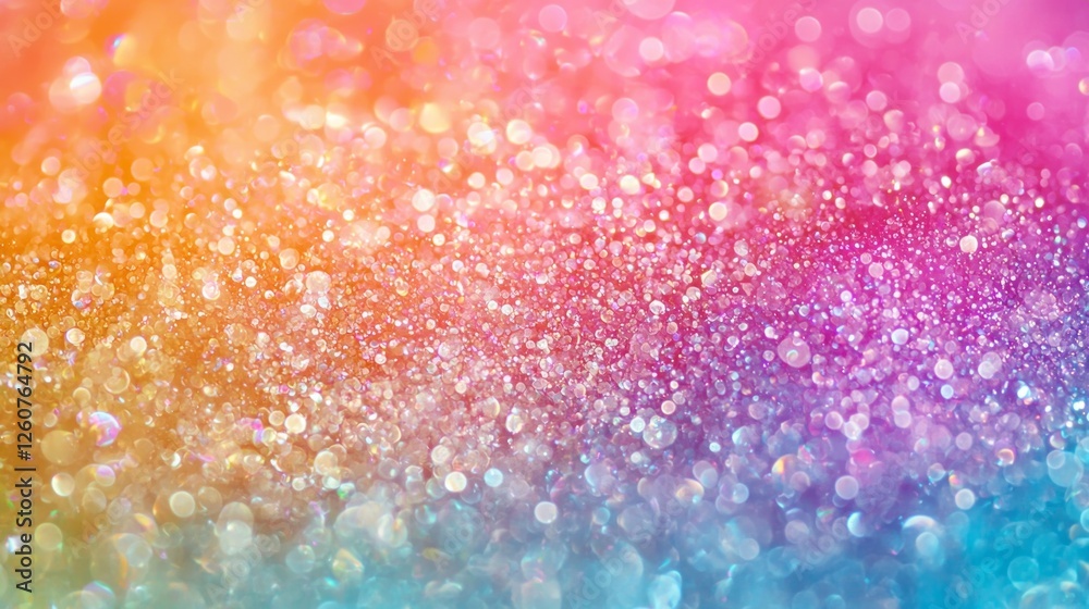 Poster A captivating array of color emerges as vibrant shades blend seamlessly, creating a dreamy, abstract gradient. This enchanting noise effect evokes a sense of depth and texture, inviting exploration