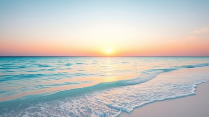 Fototapeta premium Romantic Pastel Sky at Twilight with Delicate Wisps of Clouds