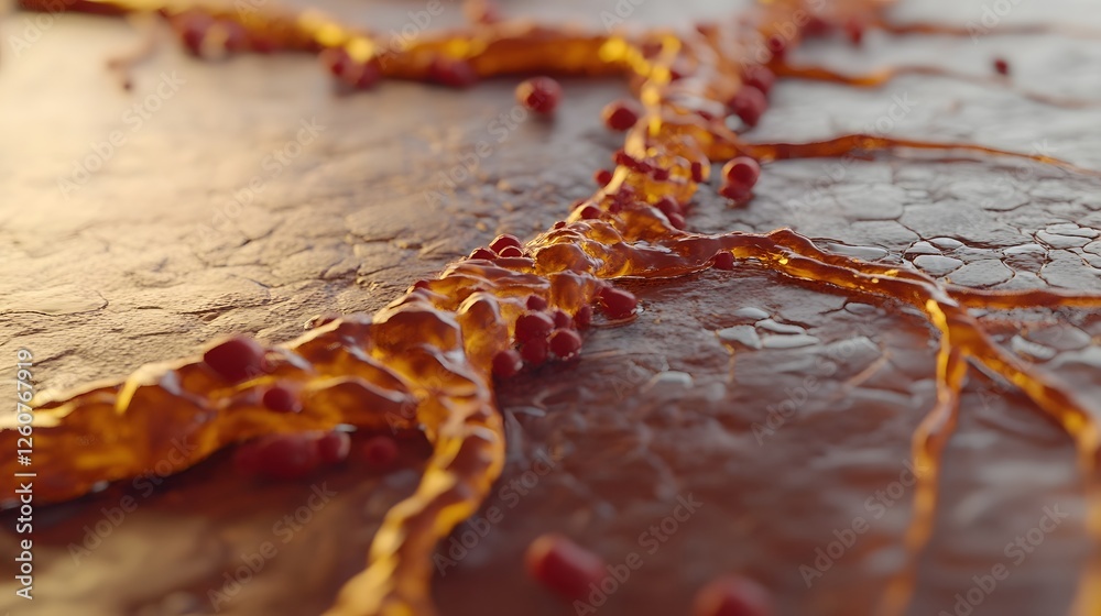 Poster abstract detailed texture of an old weathered wooden surface with intricate cracked patterns and fra