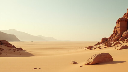 The Desert's Silence: A Landscape of Solitude