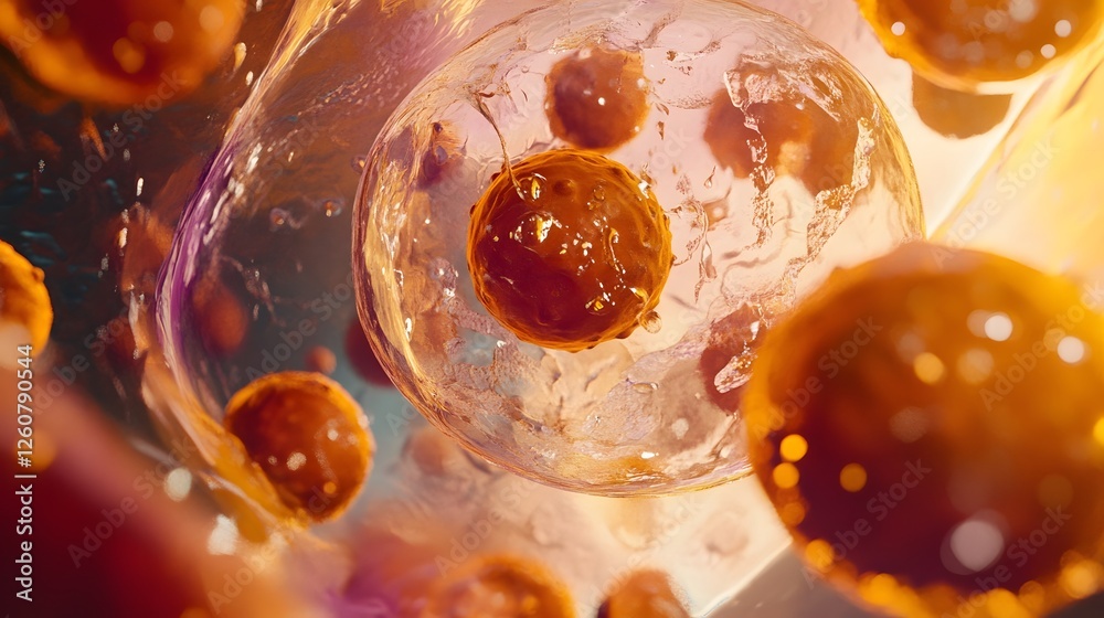 Poster Captivating fluid dynamics and organic abstraction in a visually striking display of vibrant multicolored swirling motion evoking a sense of energy creativity and imagination