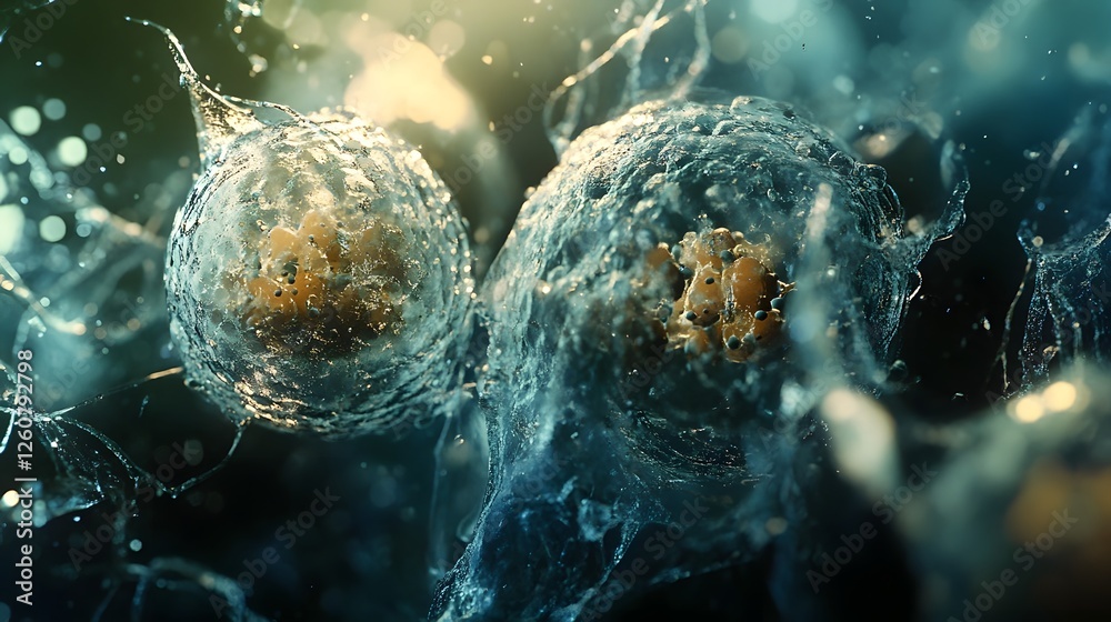 Poster captivating image showcasing the mesmerizing interplay of water droplets fluid dynamics and natural 