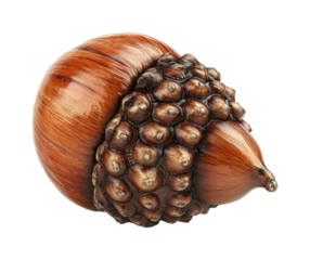 Nature acorn studio model creative isolated on transparent background, png