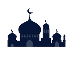 Muslim City Landscape Flat Illustration. svg icon