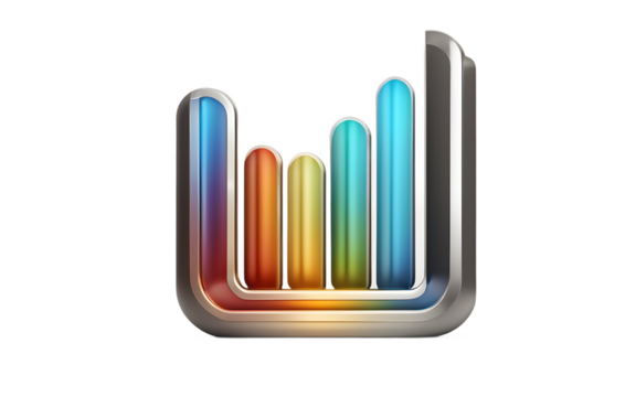 A WiFi signal strength icon with full bars, isolated on a empty plain background