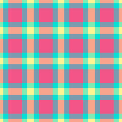 Vibrant pastel plaid pattern.  Perfect for textiles, backgrounds, website design, and more.  This cheerful, playful design evokes feelings of joy and summer.
