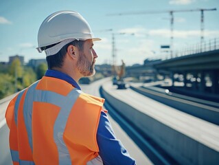 Worker in Safety Gear