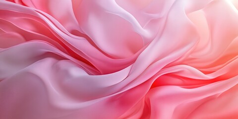 Obraz premium Pink Fabric Close Up