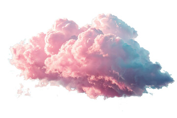 Pink clouds png, transparent background