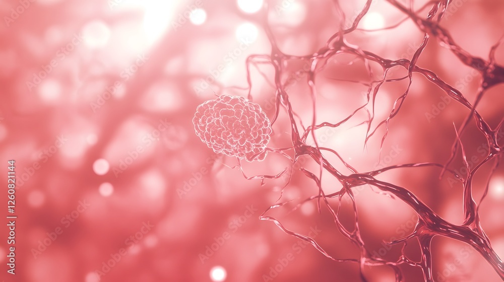 Aufkleber Delicate Frozen Spider Web on Icy Tree Branch Sparkling in Winter s Soft Light  Intricate Ethereal Pattern of Ice Crystals Against a Hazy Pink Toned Background  Magical Serene Nature Abstract