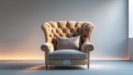 Fototapeta premium Modern and Cozy Sofa Design for Stylish Interior Spaces