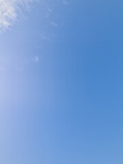 wonderful blue sky with sunlight in Berlin Rahnsdorf (Treptow/Köpenick)