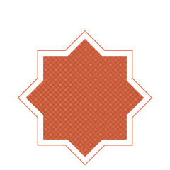 Oriental Arch Shaped Decorative Door or Window Frame in Islamic Style