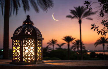 Ornamental Arabic beautiful lantern