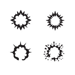 boom sign silhouette