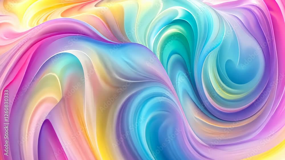Poster vibrant swirls of color create a mesmerizing tapestry of light and movement in an abstract realm of 