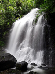 Parangkikis waterfall, a medium-sized waterfall located in Tulungagung, East Java, Indonesia.