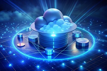 Ai powered data-security background Shielding Data Abstract Digital Background Futuristic of a digital lock encryption and data protection concept