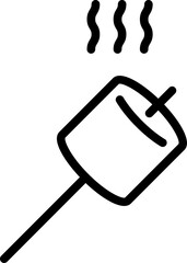 marsmallow outline icon design