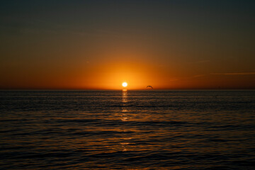 Fototapeta premium Sunset over the Gulf