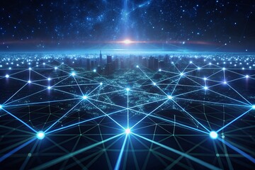 Ai powered data-security background Shielding Data Abstract Digital Background Futuristic of a digital lock encryption and data protection concept