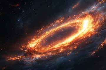Futuristic cosmic explosion outer space digital art sci-fi environment aesthetic viewpoint high fidelity concept