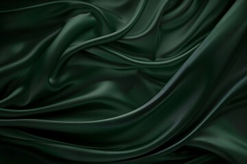 Fototapeta premium Green leaves background with space for text. Realistic vector illustration.
