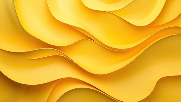 Abstract yellow wavy design background