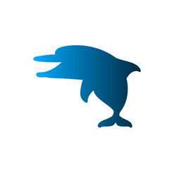 Dolphin icon design template