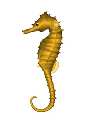 タツノオトシゴ　イラスト　ベクター形式 (seahorse)