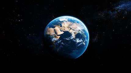 The earth is seen in space. Planets and the earth grid. Space coverage of the internet technology. The planet is lifestyle observed from space.