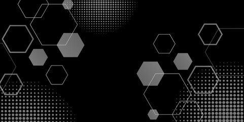 Abstract Modern colored poster for sports Light out technology and with neon hexagon and triangles. halftone pattern dot background texture overlay grunge distress linear vector illustration.