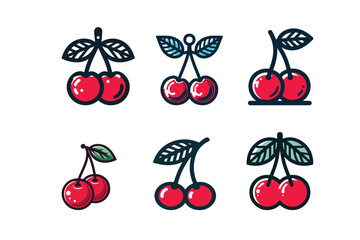 set of cherries
